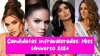 Candidatas infravaloradas para Miss UNIVERSO 2024 [upl. by Enyt]