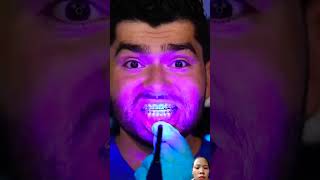 Summe Braces Hack  teeth funny shorts shortvideo [upl. by Nylemaj]