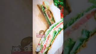 Club sandwich  lettuce sandwich recipe shorts [upl. by Iila]