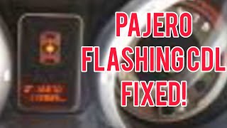 Pajero Flashing Center Diff Lock Light  FIXED [upl. by Barrie]