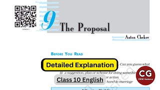 From Quarrels to Marriage 💑 The Proposal Class 10 Explained [upl. by Libb]