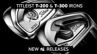 FIRST LOOK 2019 Titleist T200 amp T300 Irons [upl. by Samale801]