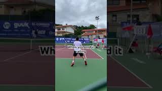 That last one went into orbit 💫 tennis spacex tennisaddict tennisgame tennispro [upl. by Sura]