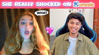 OMEGLE but She Really Shocked 😂💖 [upl. by Aneroc278]