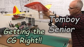 Tomboy Senior  Build Series  Pt 11 Getting the CG Right with NO added Weight [upl. by Hailed]