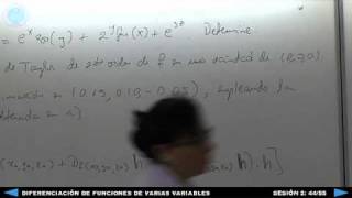 Diferenciación de Funciones de Varias Variables  Sesión 2 4455 [upl. by Staffard]