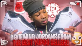 Reviewing “Jordan Black Toes” From The BEST YUPOO SELLER 😱 trending jordan14 unboxing review [upl. by Younger]