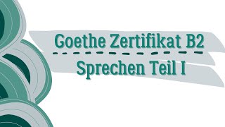 Vor und Nachteile vom Internet  B2Sprechen Teil 1 Goethe Zertifikat [upl. by Ilyah380]