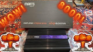 Marts Digital MXB80001 Review Is This 8000 Watt Amp Worth It [upl. by Jaquenette777]