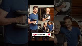 Gym Buddies 💪🏻fitness bodybuilding hero friendship music viral shorts [upl. by Hairim]