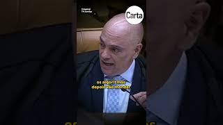 Moraes ironiza acusações de comunismo em sessão do STF [upl. by Airotna]