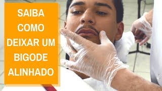 Saiba Como Deixar um Bigode Alinhado  Escola de Barbearia Acram Barber [upl. by Malynda]