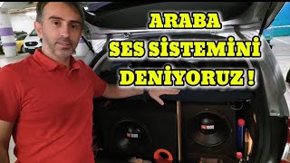 ARABA SES SİSTEMİNİ DENİYORUZ [upl. by Yssej]