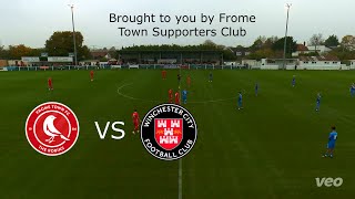 Frome Town vs Winchester City Highlights [upl. by Enileuqaj]