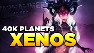 40K  PLANETS  XENOS  Daemons Necron Ynnari  WARHAMMER 40000 Lore  History [upl. by Schreiber804]