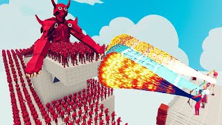 100x THE DEVIL  2x GIANT vs 3x EVERY GOD  Totally Accurate Battle Simulator TABS [upl. by Noslrac]