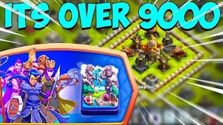 How to Easyly 3 star Its over 9000 Challenge in Clash Of Clans  Clash Of Clans new Attack [upl. by Borlow]