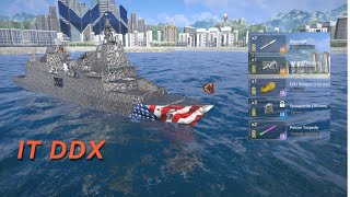 IT DDX gameplay  Forgotten Destroyer  with new Karambit and Moskit Missiles with EDU railgun [upl. by Giesser776]