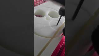 CNC shark HD 4 cutting HDPE [upl. by Llevert]