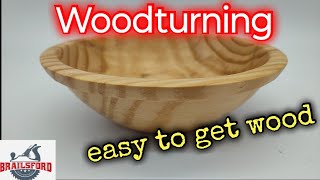 Woodturning with Easy to Get Wood Common Pine [upl. by Ailaza213]