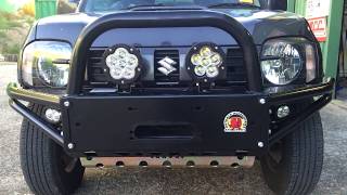 Suzuki Jimny off road Bull Bar fitting [upl. by Jenness]