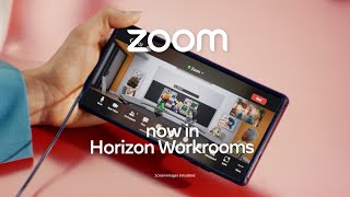 Experience Virtual Meetings with Zoom in Meta Horizon Workrooms [upl. by Elcarim]