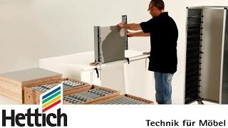 ArciFit 100 Montagehilfe für ArciTech Schubkästen von Hettich [upl. by Rann]