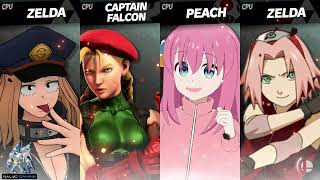 Thejojos Request Camie vs Cammy vs Bocchi vs Sakura [upl. by Kata]