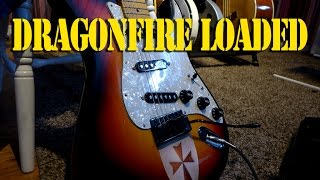 DRAGONFIRE Loaded Pickguard Jam Review with Whammy Ricochet [upl. by Lednic]