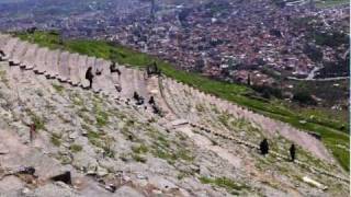 TURKEY Theater of Pergamon Bergama Acropolis [upl. by Etnovaj]