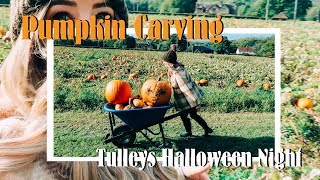 Pumpkin Carving amp Annual Tulleys Halloween Night [upl. by Nealon]