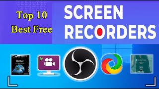 Top 10 Best Screen Recorder For PC  Free Screen Recorder [upl. by Neyuh381]