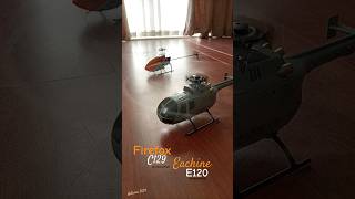 RC HELICOPTERS FIREFOX C129 amp EACHINE E120 INDOOR TAKEOFF FLIGHT FPV EACHINE E150 E120S FLYBARLESS [upl. by Ahsiela256]