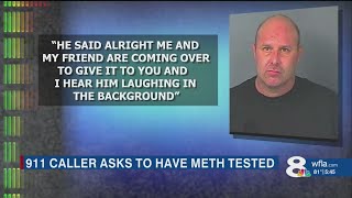 LISTEN Spring Hill man calls 911 asks police to check if meth he bought was real or bath salts [upl. by Revilo]