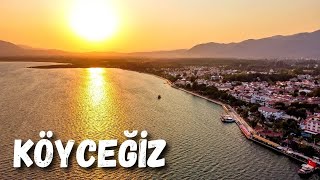 Gökyüzünden Köyceğiz  Köyceğiz Gölünde Harika Günbatımı  Muğla Gezilecek Yer  Köyceğiz Turkey [upl. by Rawlinson]