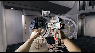 I JUST ROBBED A BANK in VR  The Heist VR [upl. by Wivina]