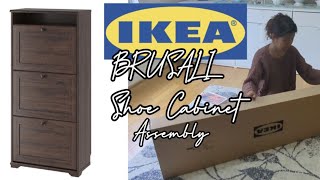 IKEA BRUSALI Shoe Cabinet Assembly [upl. by Aiht]