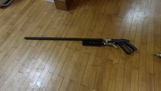 HOW TO QEV air gun rifle more in depth look and firing [upl. by Hoo]