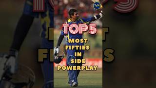 Top 5 Most Fifties In Side Powerplay fifties top5 powerplay ipl trending viralshort [upl. by Trant195]