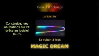 Ruban leds Magic Dream entièrement programmable [upl. by Norrej]