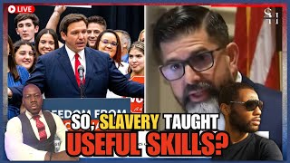 DeSantis says quotBlack people benefited from slaveryquot Heres How [upl. by Nive]