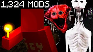 Surviving 100 Days Of EVERY SINGLE Disturbing Minecraft Horror Mod [upl. by Enyrb]