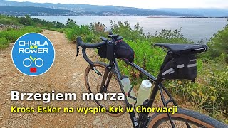 Brzegiem morza Kross Esker na wyspie Krk w Chorwacji 62 [upl. by Eilsil150]