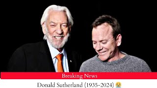 Kiefer Sutherland EMOTIONAL TRIBUTE to late father Donald Sutherland [upl. by Faythe]