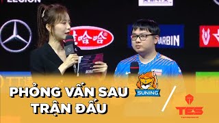 AI LÀ NGƯỜI CALL TẠI SUNING   PHỎNG VẤN SOFM SAU CHIẾN THẮNG TRƯỚC TES VIETSUB  SOFM [upl. by Ashton960]