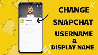 Can you change snapchat username and display name [upl. by Einneg508]