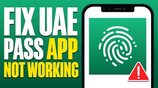 How To Fix UAE PASS App Not Working 2024 [upl. by Cirala]