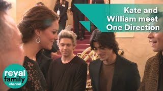 Kate and William meet One Direction [upl. by Robin]