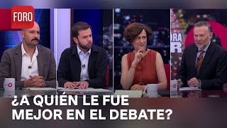 ¿A quién le fue mejor en el primer debate presidencial y quién quedó a deber  Es la Hora de Opinar [upl. by Manson]