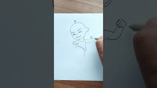 Menggambar Tendangan langit super Upin upinipinmusim18 upinipinterbaru upinipin laguanak [upl. by Esmerelda899]